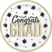Classy Graduation - Dinner Plates 8ct