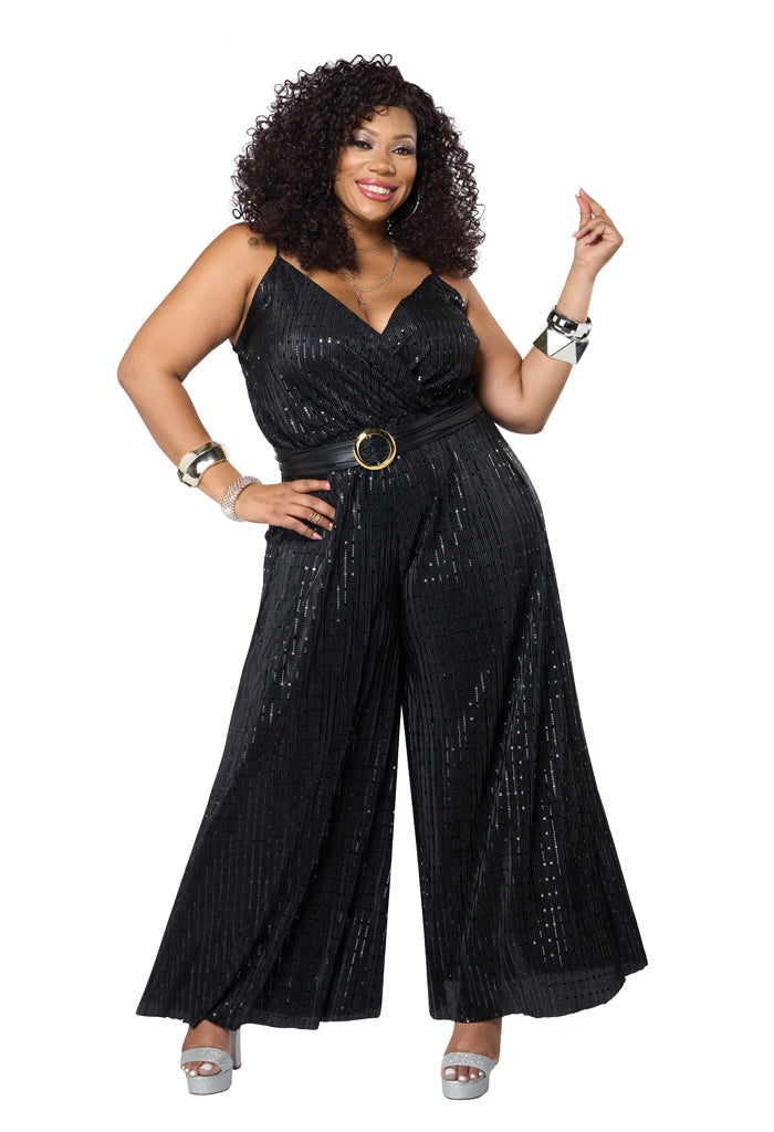 Let's Dance Disco Jumpsuit - Plus