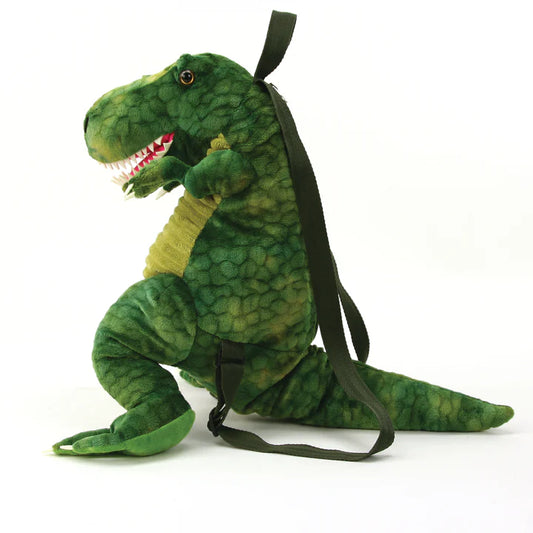 Green Dinosaur Stuffed Sling Bag