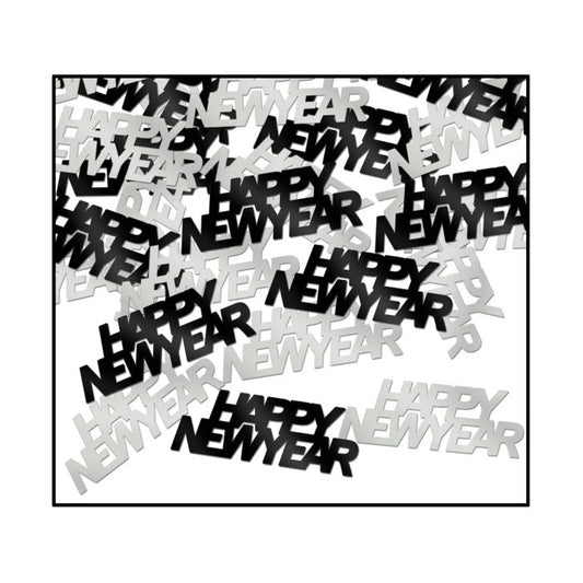 Fanci-Fetti - Black & Silver Happy New Year