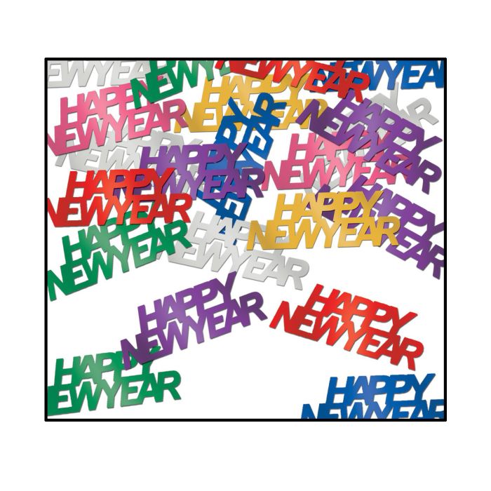 Fanci-Fetti - Multicolor Happy New Year