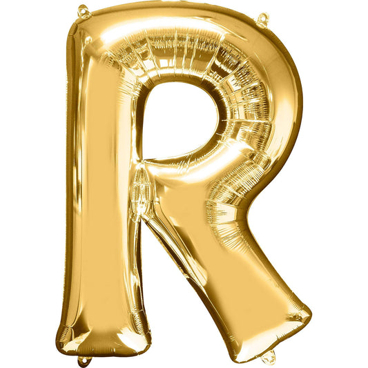 34"  Gold Letter - R