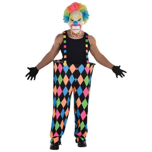 Neon Circus Suspender Pants - Standard