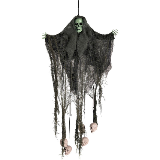Mutated Forest Skull Windchime Hanging Decor
