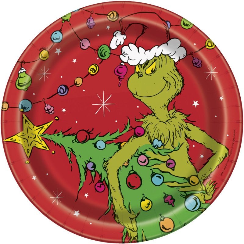 Grinch - Lunch Plates 8ct
