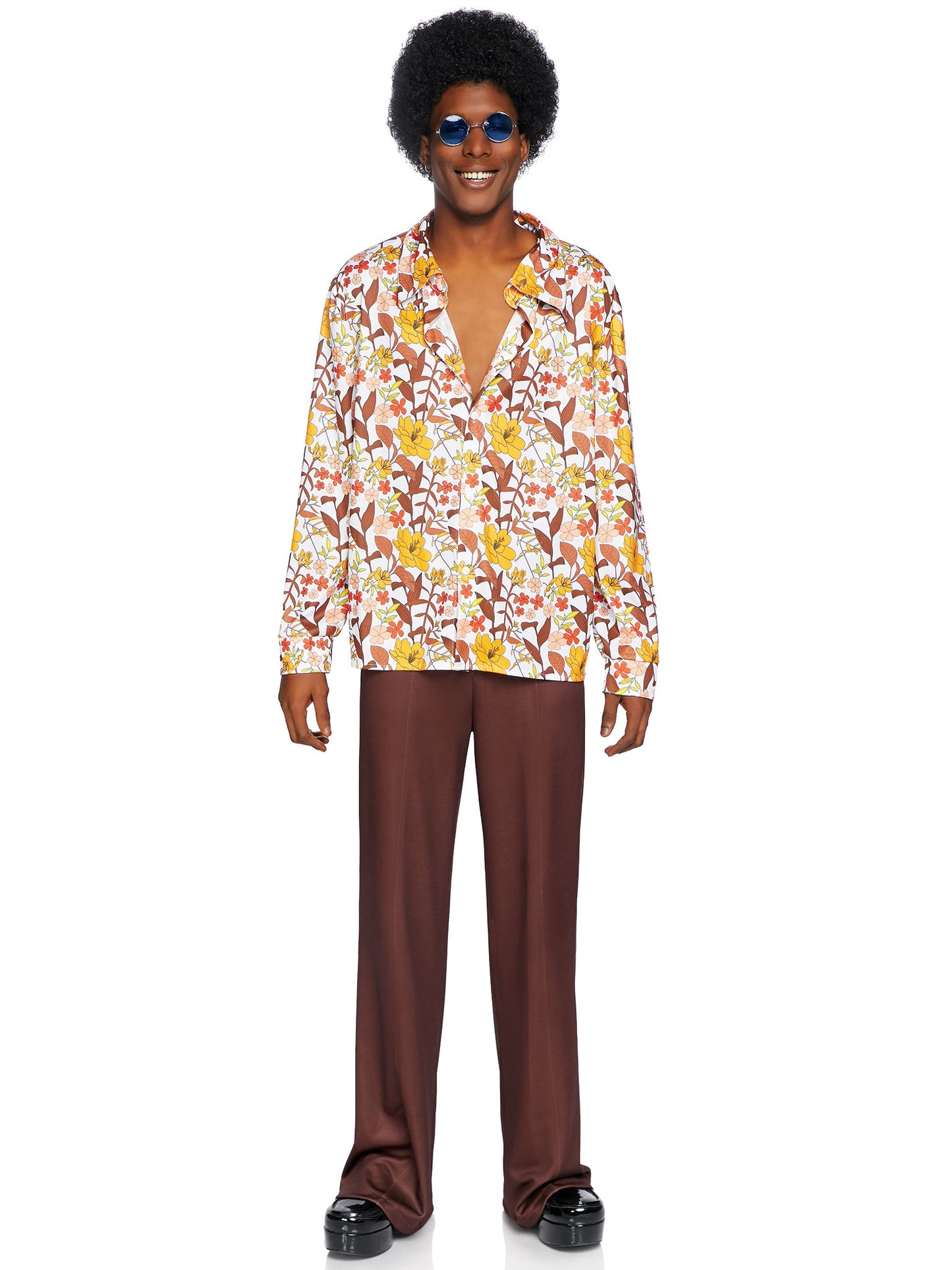 Men's 70s Floral Shirt