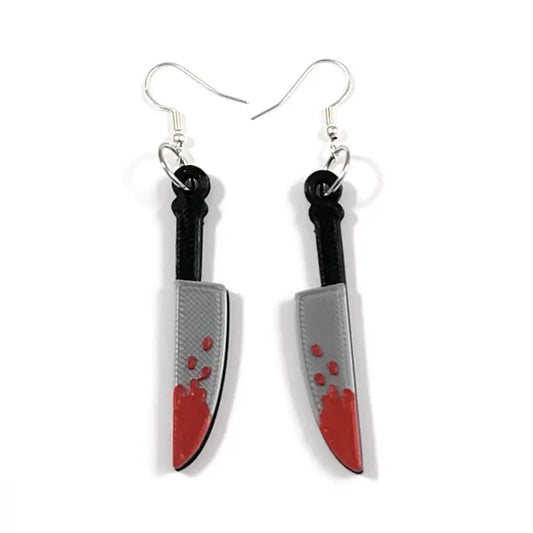 Slasher Knife Earrings