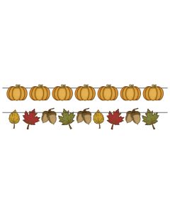 Rustic Fall Streamer Set
