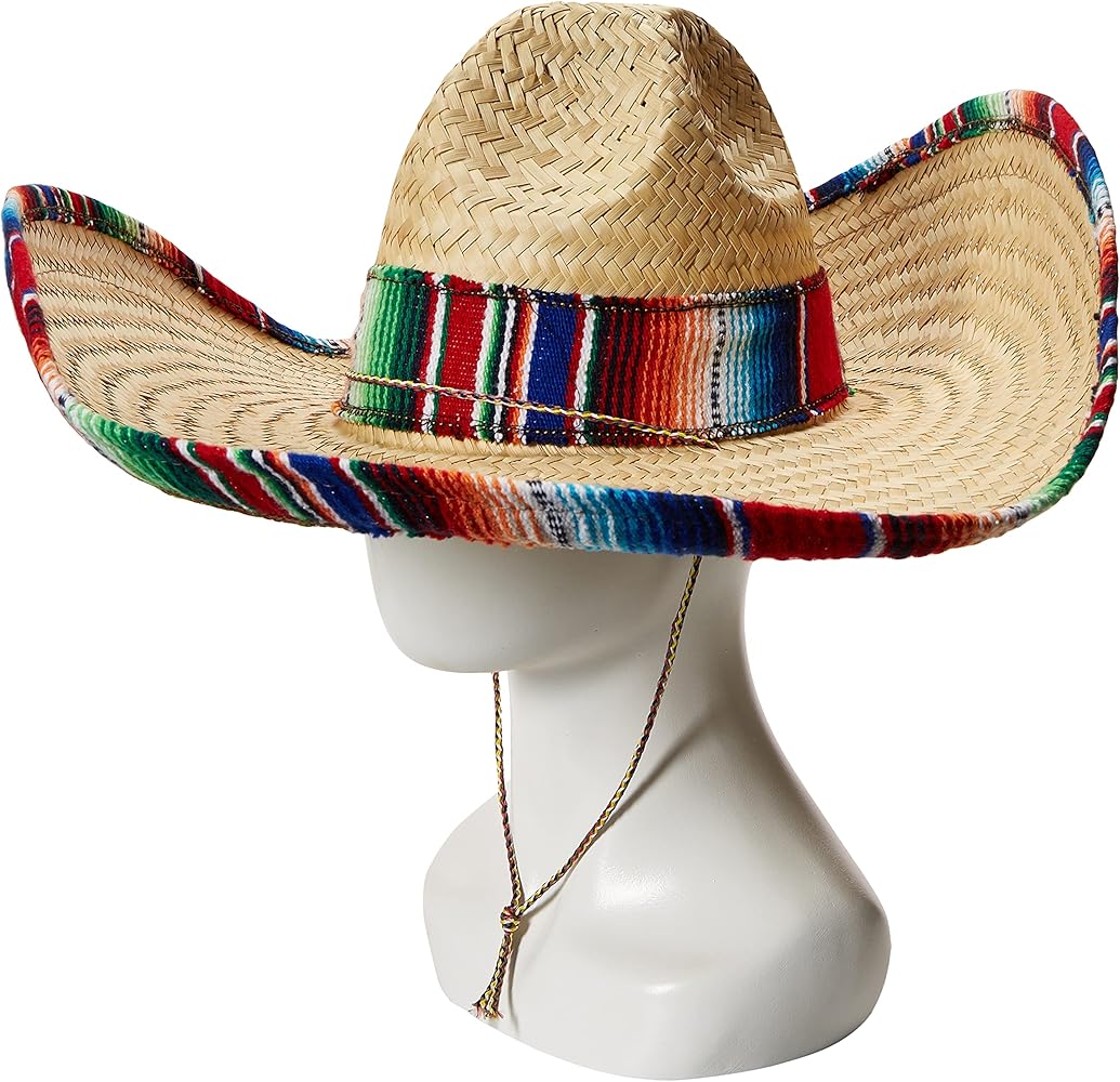 sombrero with serape band