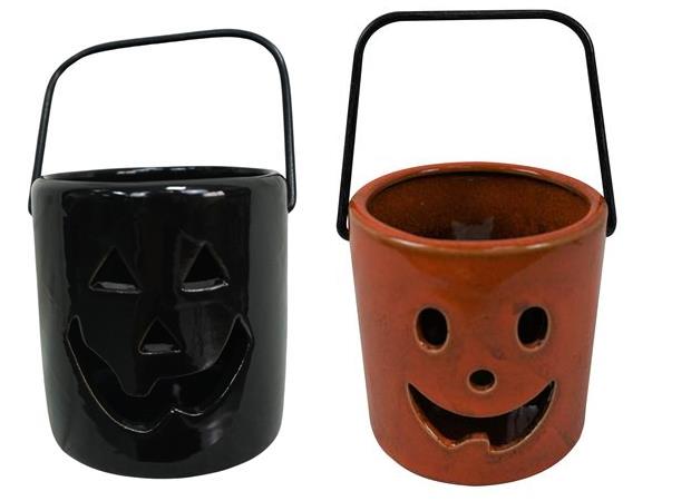 Mini Faux Jack-O-Lantern