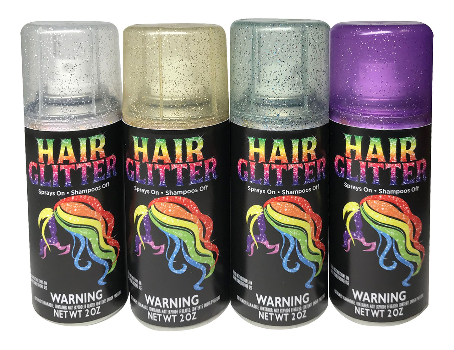 Glitter Hairspray - Purple