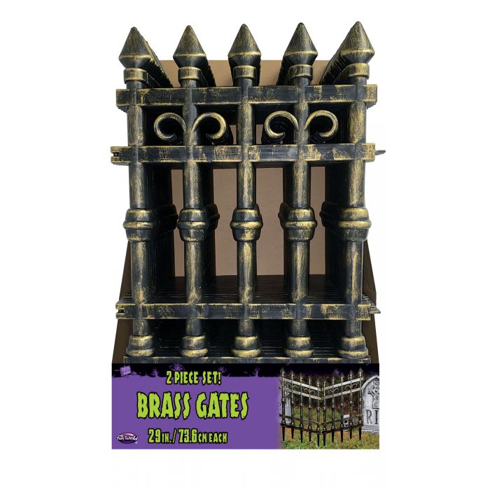 29" Hell-o-ween Brass Gate