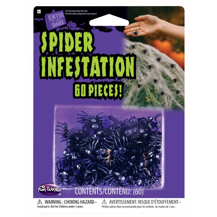 Spider Infestation - 60ct Spiders