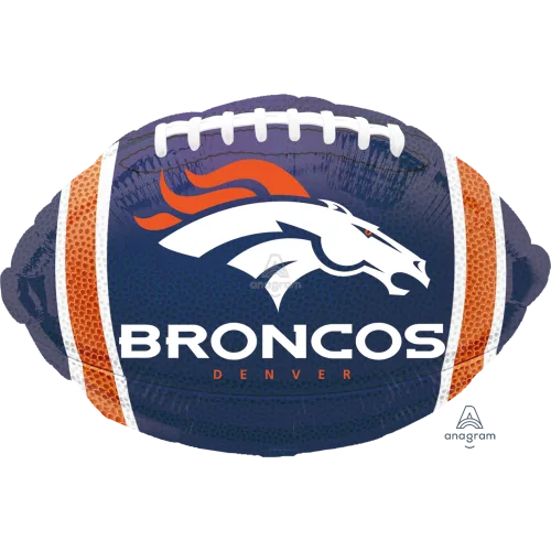 17" Mylar - NFL Denver Broncos Football