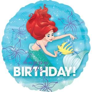 18" Mylar - Ariel Dream Big Birthday