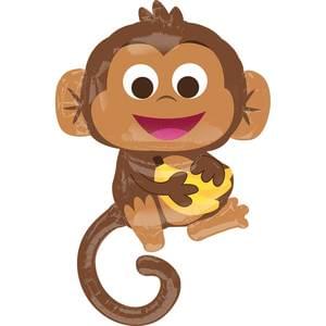 36" Supershape - Happy Monkey