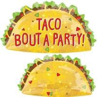 33" Supershape Mylar - Taco Bout a Party!