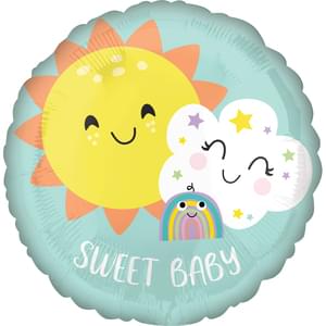 Sweet Baby Rainbow Mylar - 18"