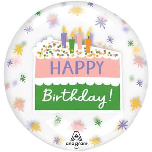 Clearz Happy Birthday - 18"