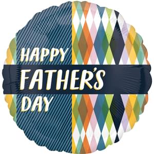 18" Father's Day Retro Remix Mylar