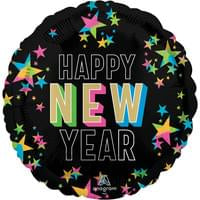 18" Mylar - New Year Glow HX