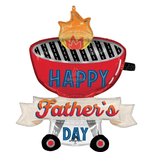 Supershape Mylar - Happy Father's Day Grill