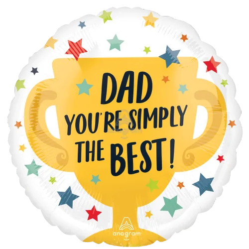 18" Mylar - Simply the Best Dad