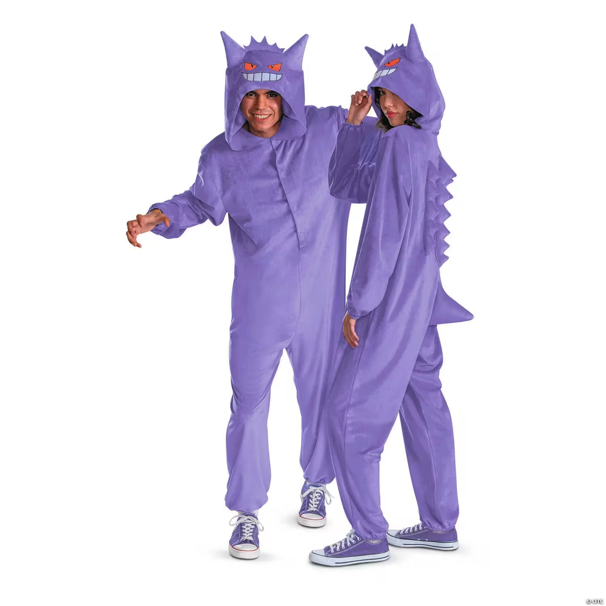 Adults Deluxe Pokémon™ Gengar Hooded Jumpsuit Costume