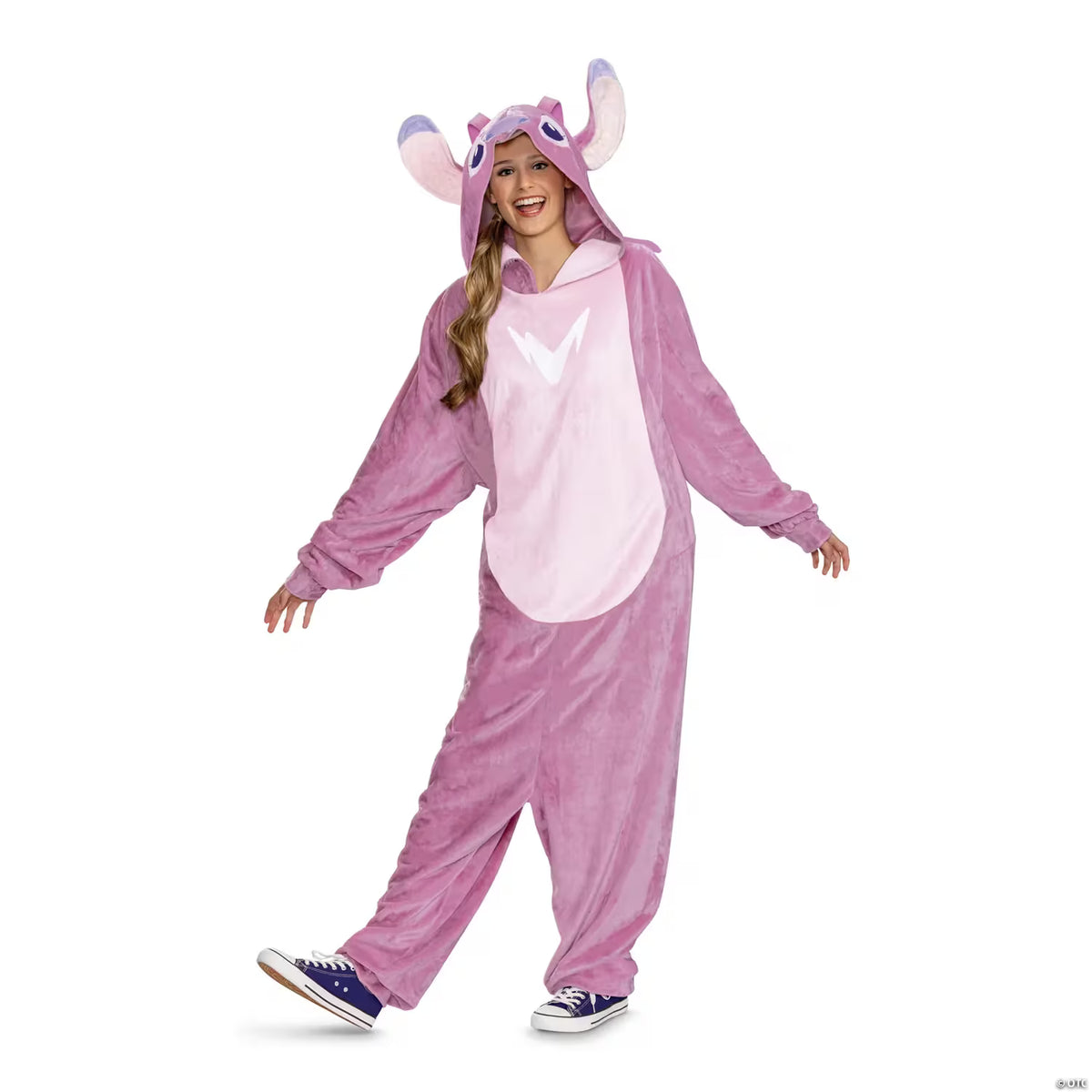 Adults Disney's Lilo & Stitch Angel Jumpsuit Costume- small/medium