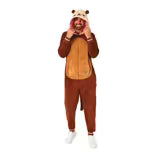 Adults Otter Hooded Onesie Costume