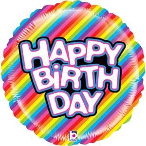 Mighty Birthday Rainbow - 21"