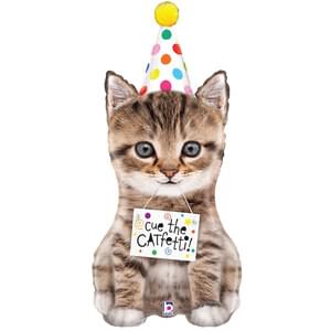 Cue the Catfetti Mylar - 41"