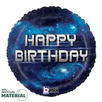 18" Mylar - Birthday Galaxy