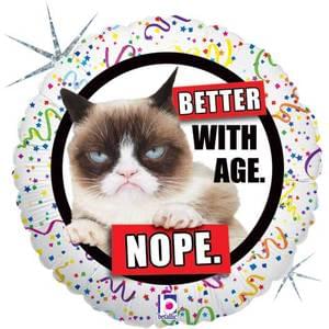 Grumpy Cat Better With Age - 18"