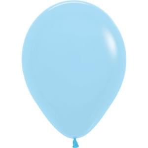 11" Pastel Matte Blue 100ct - Sempertex