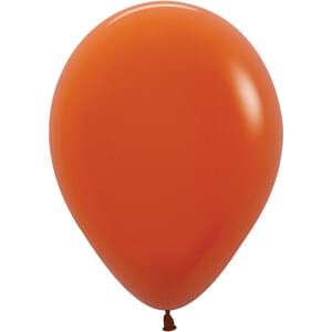 11" Deluxe Sunset Orange 100ct - Sempertex