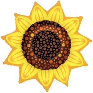 42" Sunflower Mylar