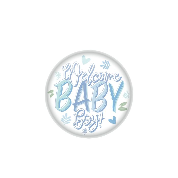Button - Welcome Baby Boy!