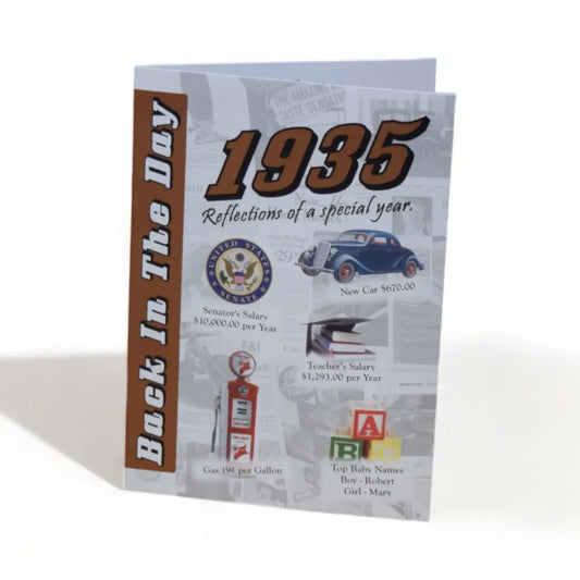 Back In The Day Almanac - 1935