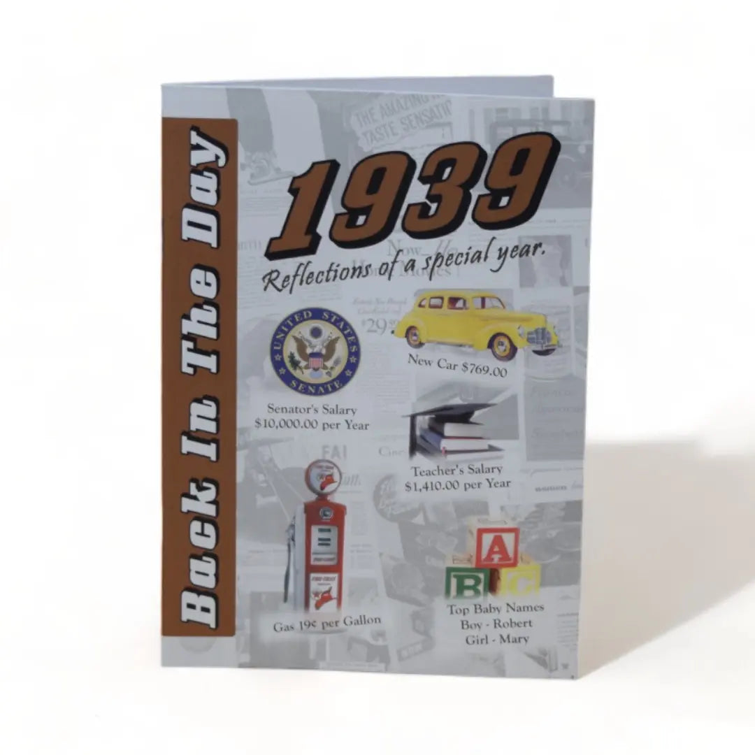 Back In The Day Almanac - 1939