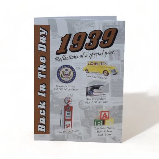 Back In The Day Almanac - 1939