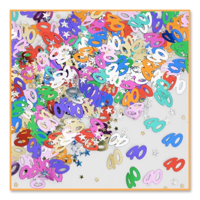 Confetti - 40 & Stars Confetti