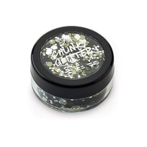Chunky Glitter - Silver/Black