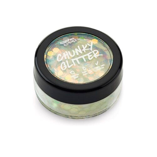 Chunky Glitter - Clear/White