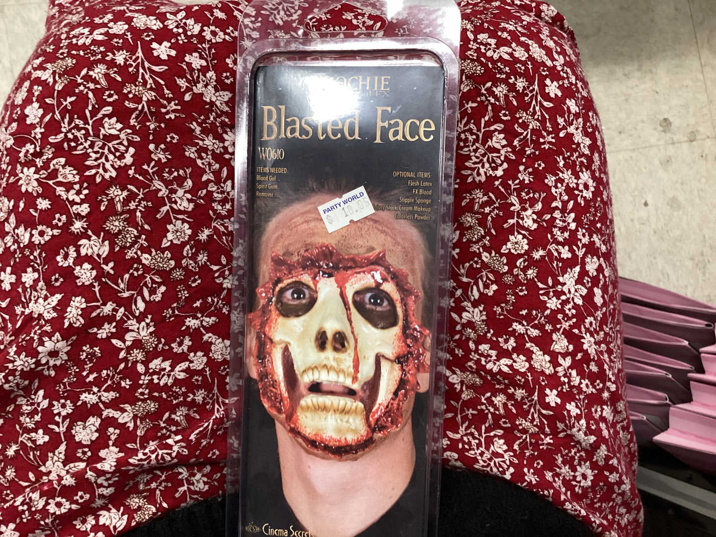 Blasted face