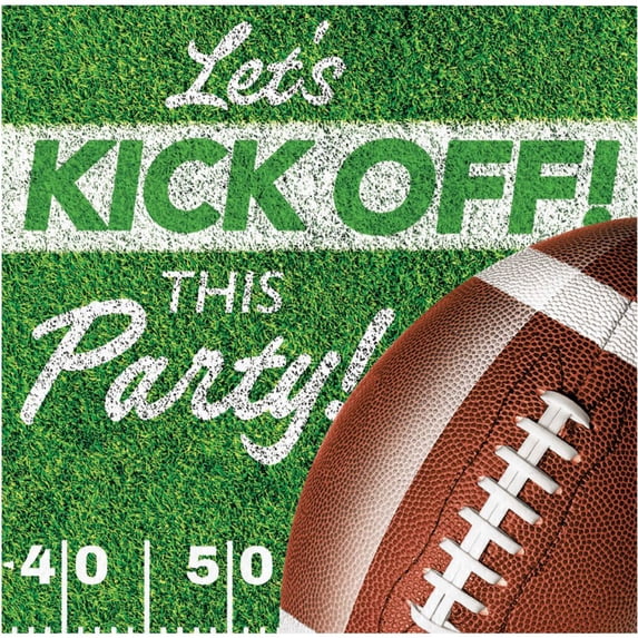 Let's Kick Off - Beverage Napkins 16ct