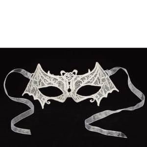 White Bat - Embroidered Masquerade Mask