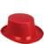 Satin Top Hat - Red