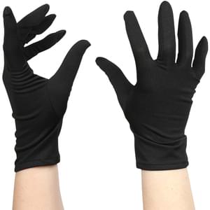 SHORT BLACK GLOVES