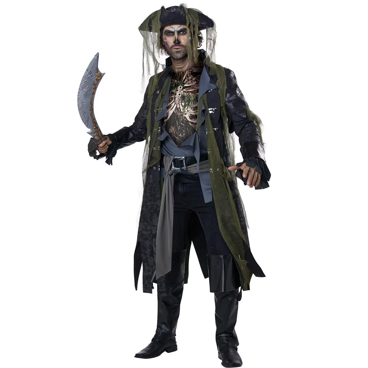 Adult Costume - Barnacle Bill the Undead Pirate